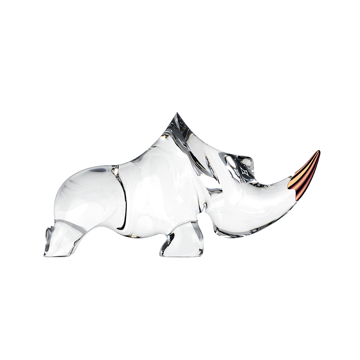 Beholding Rhino Ornament