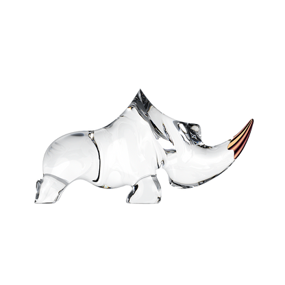 Beholding Rhino Ornament