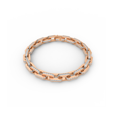 Roségold-Diamantarmband