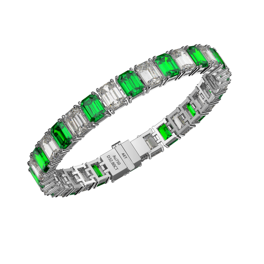 Emerald Diamond Bracelet