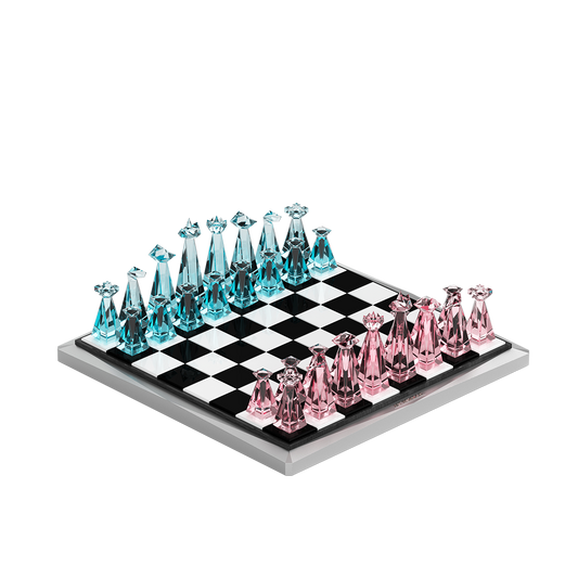 Space Odyssey Chess Set(Colored sapphire crystal)