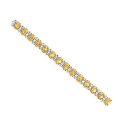 Weißgold Armband mit ovalen Marquise Diamanten