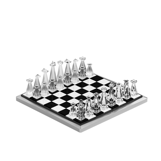 Space Odyssey Chess Set(Transparent sapphire crysta)