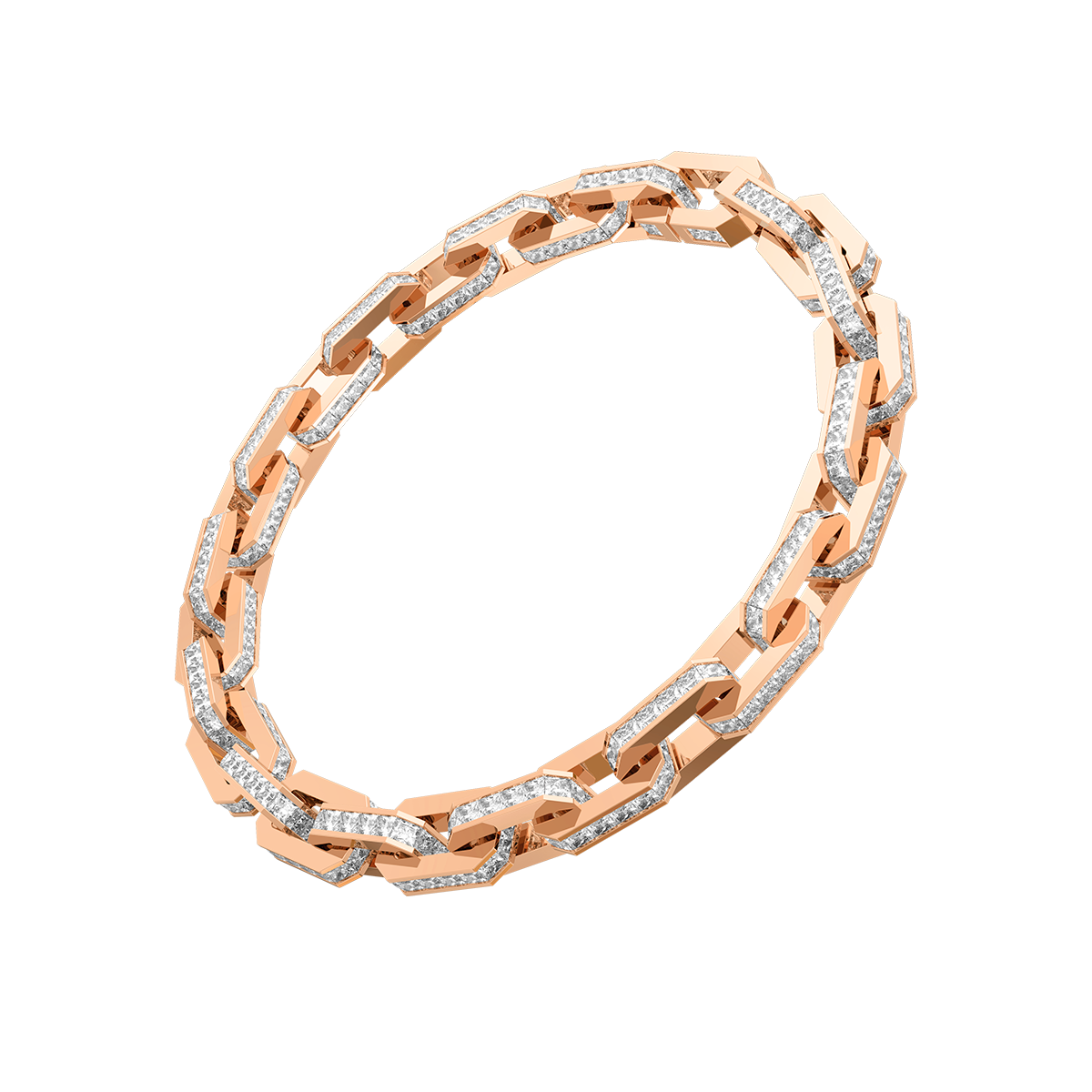 Rose Gole Diamond Bracelet